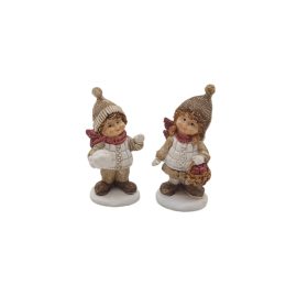 Téli gyerek figura 11cm