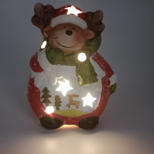 Rénszarvas figura Led-es karácsonyi világító dekor