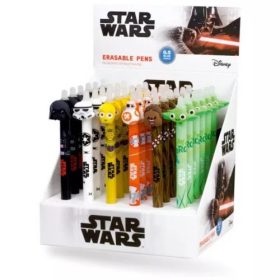 Golyóstoll radírozható nyomógombos Star Wars mintával
