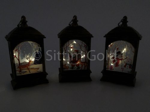 Karácsonyi asztali led világító dekoráció