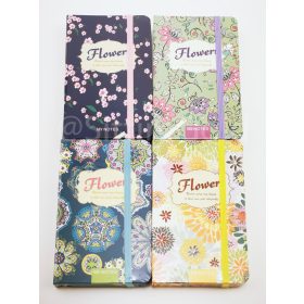 Notesz A/6, virágos