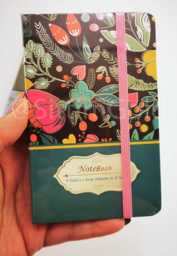 Notesz A/6, virágos