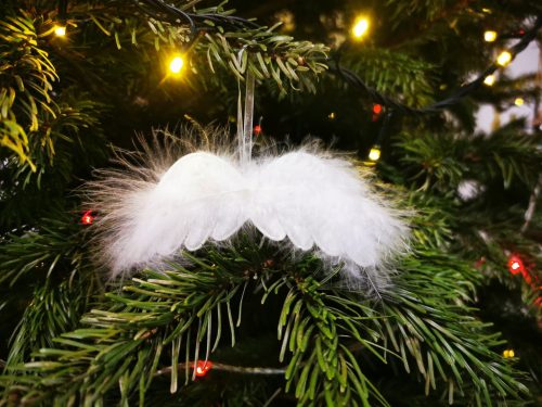 Angyalszárny fehér kicsi 10cm