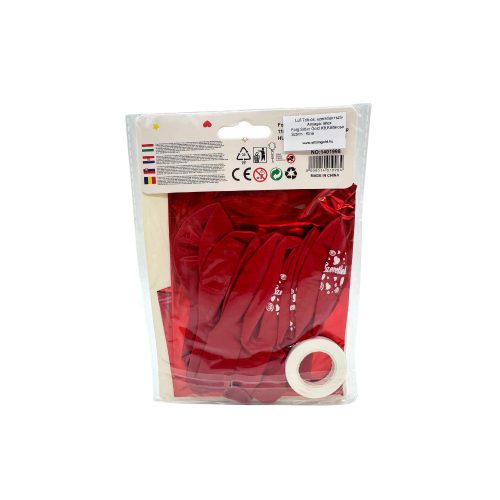 Lufi szív forma +szeretlek feliratos, kötözővel 7db-os