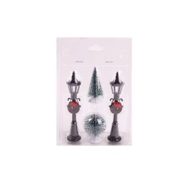 Kandelláber 12cm + fenyők