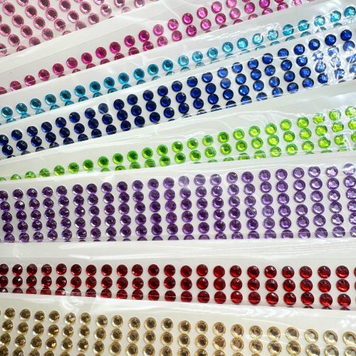 Matrica strasszköves vegyes színekben