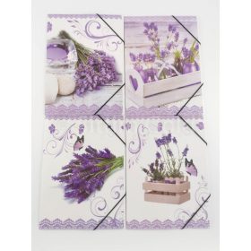 Gumis mappa, A/4, vegyes minta