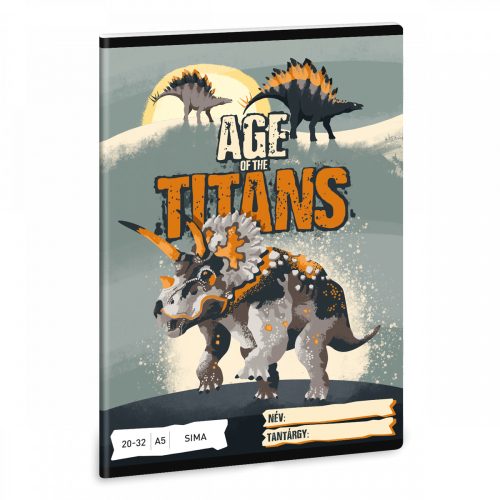 Ars Una Age of the Titans A/5 sima füzet 20-32