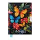 Emlékkönyv lakatos, sima 80 lapos Butterfly