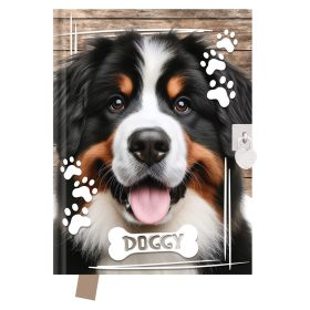 Emlékkönyv lakatos, sima 80 lapos Doggy