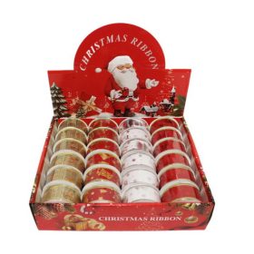 Karácsonyi szalag, 3,6cmx2,7m