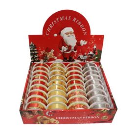 Karácsonyi szalag, 2,8cmx2,7m