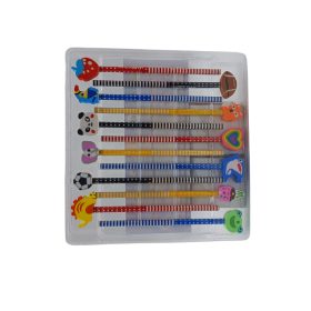   Grafitceruza HB színes testű nagy figurás radírral a végén