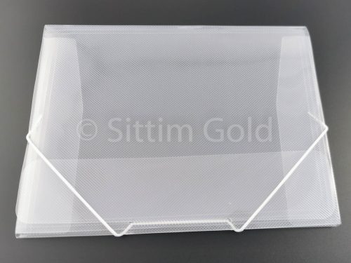 Gumis mappa műanyagos A/4, vegyes színekben