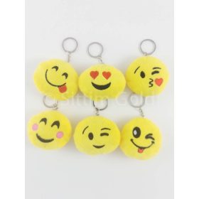 Kulcstartó plüss, smile