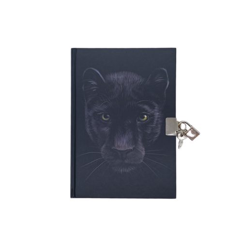 Emlékkönyv lakattal, sima lapok, vegyes minta 