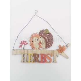 Fa őszi dekor herbst-ősz felirattal