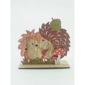 Fa őszi dekor süni ölelés 