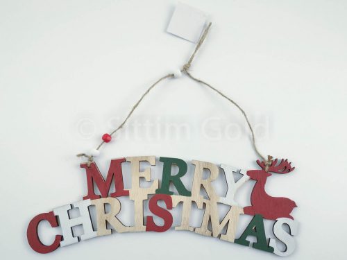 Karácsonyi dekor Mery Christmas felirat
