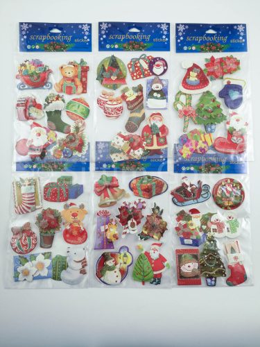 Karácsonyi öntapadós matrica