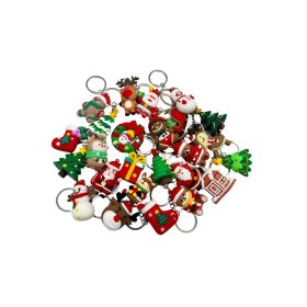 Kulcstartó karácsonyi figurák 