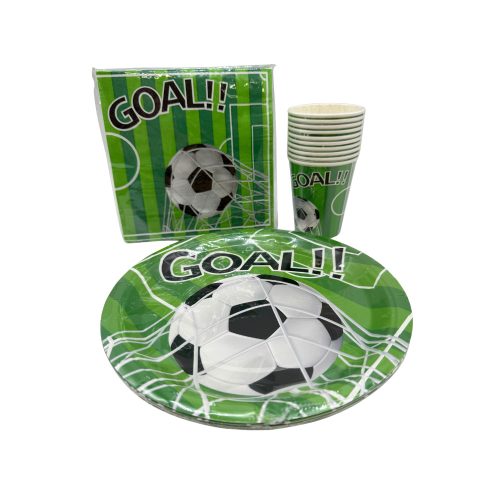 Party szett (tányér 10db,pohár 10db,szalvéta 20db)