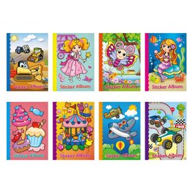 Matrica gyűjtő album üres 8 oldalas