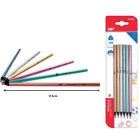 Színes ceruza metál fényű színekben 6db-os készlet