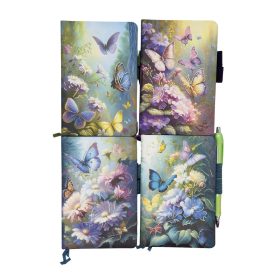 Notesz A/6  vonalas Pillangó mintákkal