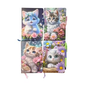 Notesz A/6 vonalas Cica mintákkal 