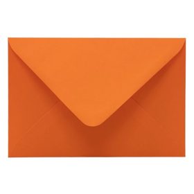   Boríték színes KASKAD LC/6 enyvezett 114x162mm 48 narancs 50 darabos