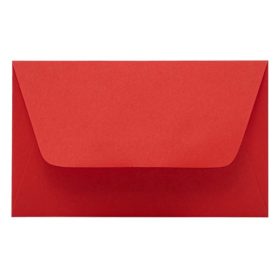   Névjegyboríték színes KASKAD enyvezett 70x105mm 29 vörös 50 darabos