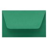 Névjegyboríték színes KASKAD enyvezett 70x105mm 63 sötétzöld 50 darabos