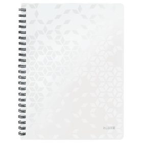 Spirálfüzet vonalas LEITZ Wow A/4 80 lapos fehér