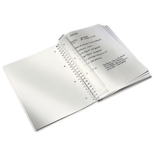 Spirálfüzet vonalas LEITZ Wow A/4 80 lapos jégkék