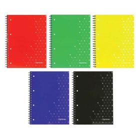   Spirálfüzet kockás OPTIMA A/4 80 lapos perforált lyukasztott