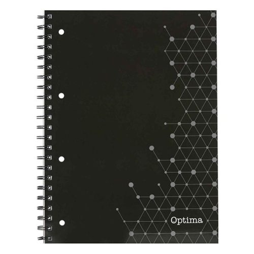 Spirálfüzet vonalas OPTIMA A/4 80 lapos perforált lyukasztott