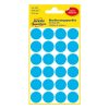 Etikett AVERY 3005 jelölőpont 18mm kék 96 darabos