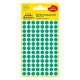 Etikett AVERY 3012 jelölőpont 8mm zöld 416 darabos