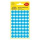 Etikett AVERY 3142 jelölőpont 12mm kék 270 darabos