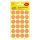 Etikett AVERY 3173 jelölőpont 18mm neon narancs 96 db/csomag