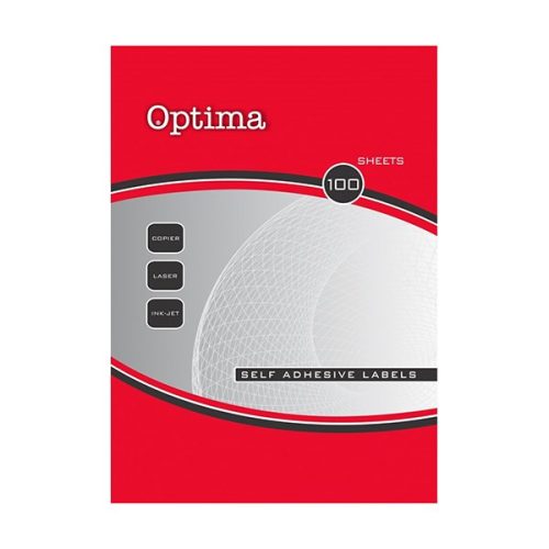 Etikett OPTIMA 32098 105x37mm 1600 címke/doboz 100 ív/doboz