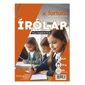 Írólap VECTRALINE A/5 félfamentes 10-50 50 lapos