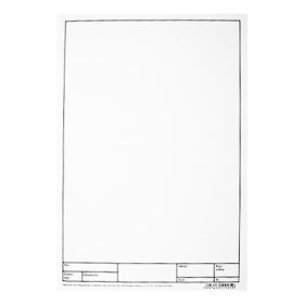 Rajzlap műszaki VECTRALINE A/4 180 g keretezett 10 lapos