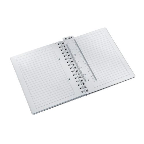 Spirálfüzet vonalas LEITZ Wow A/5 80 lapos fekete