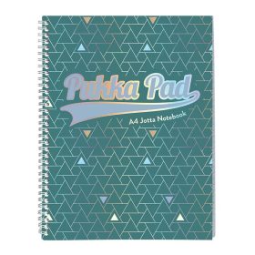 Spirálfüzet vonalas PUKKA PAD A/4 100 lapos Glee zöld