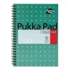 Spirálfüzet kockás PUKKA PAD A/4 200 lapos Metallic türkiz