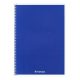 Spirálfüzet vonalas FORTUNA Monocolor A/5 70 lapos kék