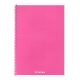 Spirálfüzet vonalas FORTUNA Monocolor A/5 70 lapos rózsaszín