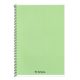 Spirálfüzet vonalas FORTUNA Monocolor A/5 70 lapos pasztell zöld